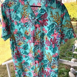 SpongeBob SquarePants Vibrant Coral Reef Shirt